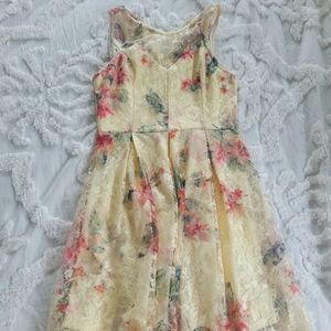 Floral print dress altard state